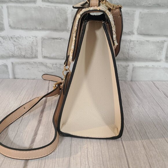 Dune London Blush Pink Tweed Boucle Crossbody Handbag Quiet Luxury - Picture 4 of 10